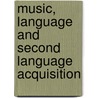 Music, Language and Second Language Acquisition door Emine Buket Saglam