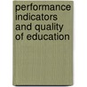 Performance Indicators and Quality of Education door Isaac Batoya