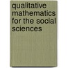 Qualitative Mathematics for the Social Sciences door Lee Rudolph