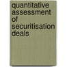 Quantitative Assessment of Securitisation Deals door Henrik Jonsson