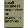 Small Business Enterprise: An Economic Analysis door Gavin C. Reid