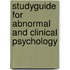 Studyguide for Abnormal and Clinical Psychology