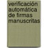 Verificación automática de Firmas Manuscritas