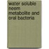 Water Soluble Neem Metabolite and Oral Bacteria