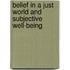 Belief in a just world and subjective well-being