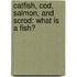 Catfish, Cod, Salmon, and Scrod: What Is a Fish?