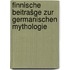 Finnische beitrašge zur germanischen mythologie