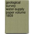 Geological Survey Water-Supply Paper Volume 1809