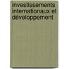 Investissements internationaux et développement door Bertrand Roger Jiogue