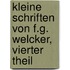 Kleine Schriften von F.G. Welcker, vierter Theil