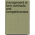 Management of Farm Contracts and Competitiveness