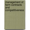 Management of Farm Contracts and Competitiveness door Hrabrin Bachev