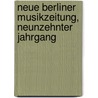 Neue Berliner Musikzeitung, neunzehnter Jahrgang door Onbekend