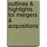 Outlines & Highlights For Mergers & Acquisitions door Cram101 Textbook Reviews