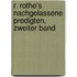R. Rothe's Nachgelassene Predigten, zweiter Band