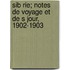 Sib Rie; Notes de Voyage Et de S Jour, 1902-1903