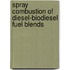 Spray Combustion Of Diesel-Biodiesel Fuel Blends