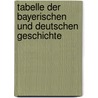 Tabelle der Bayerischen und Deutschen Geschichte door Christian Hutzelmann