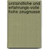 Urstandliche und erfahrungs-volle hohe Zeugnusse