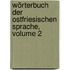 Wörterbuch Der Ostfriesischen Sprache, Volume 2