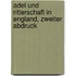 Adel und Ritterschaft in England, Zweiter Abdruck