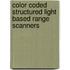 Color Coded Structured Light based Range Scanners