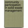 Community Participation in Solid Waste Management by Sonwabo Mazinyo
