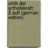 Critik Der Urtheilskraft: 2.Aufl (German Edition)