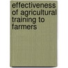 Effectiveness of agricultural training to farmers by Tsion Tesfaye Kidane