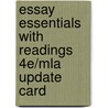 Essay Essentials With Readings 4E/Mla Update Card door Peter C. Norton