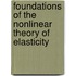 Foundations Of The Nonlinear Theory Of Elasticity
