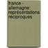 France - Allemagne: représentations réciproques