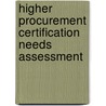 Higher Procurement Certification Needs Assessment by Tammy Blackwell