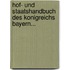 Hof- Und Staatshandbuch Des Konigreichs Bayern...