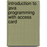 Introduction to Java Programming with Access Card door Y. Daniel Liang
