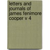 Letters and Journals of James Fenimore Cooper V 4 door James Fennimore Cooper