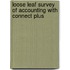 Loose Leaf Survey of Accounting with Connect Plus