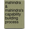 Mahindra & Mahindra's Capability Building Process door Hanka Smiejczak