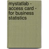 MyStatLab - Access Card - for Business Statistics door Timothy C. Krehbiel