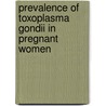 Prevalence Of Toxoplasma Gondii In Pregnant Women by Samreen Mushtaq