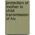 Protection Of Mother To Child Transmission Of Hiv