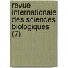 Revue Internationale Des Sciences Biologiques (7) door Livres Groupe