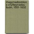 Rhagymadroddion a Chyflwyniadau Lladin, 1551-1632
