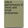 Role & Performance of Micro and Small Enterprises door Demis Alamirew Getahun