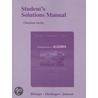 Student's Solutions Manual for Elementary Algebra door Marvin L. Bittinger