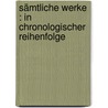 Sämtliche Werke : in chronologischer Reihenfolge by Johann Friedrich Herbart