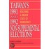 Taiwan's 1991 And 1992 Non-Supplemental Elections