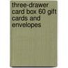Three-drawer Card Box 60 Gift Cards and Envelopes door Peony Press