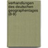 Verhandlungen Des Deutschen Geographentages (8-9)