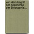 Von dem Begriff der Geschichte der Philosophie...